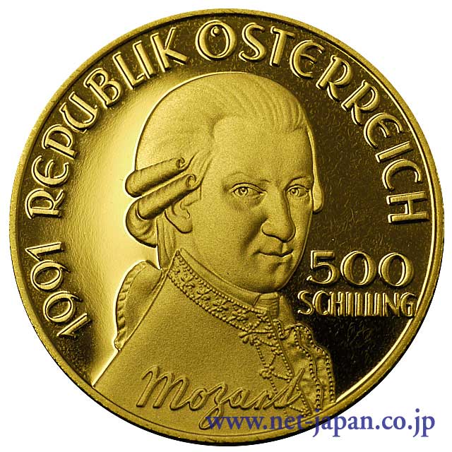 表：ドン・ジョヴァンニ （モーツァルト） 500シリング金貨