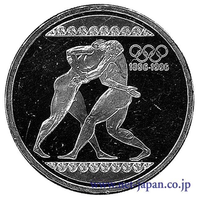表：オリンピック1000ドラクマ銀貨