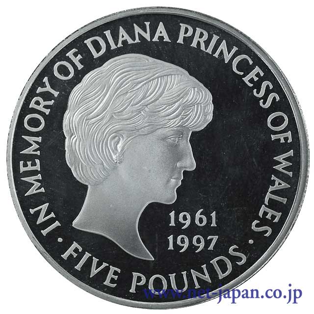 ダイアナ妃5ポンド銀貨 | 世界のコイン｜金・プラチナ・銀・パラジウム