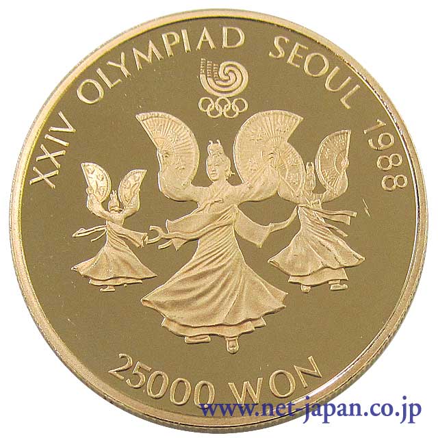 大韓民国 ソウル五輪 25000ウォン金貨 | 世界のコイン｜金・プラチナ 