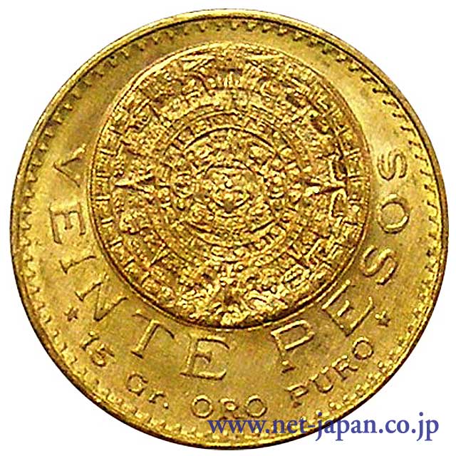 アステカ 20ペソ金貨 | 世界のコイン｜金・プラチナ・銀・パラジウム 